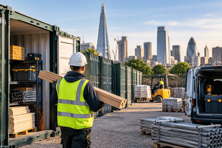 How Can Contractors in London Use Micro Yard Storage to Improve Productivity?