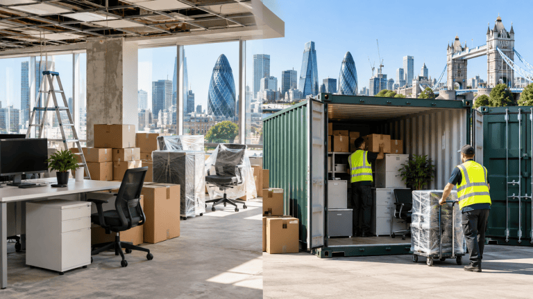 How Can London Businesses Store Their Assets During Office Renovations?