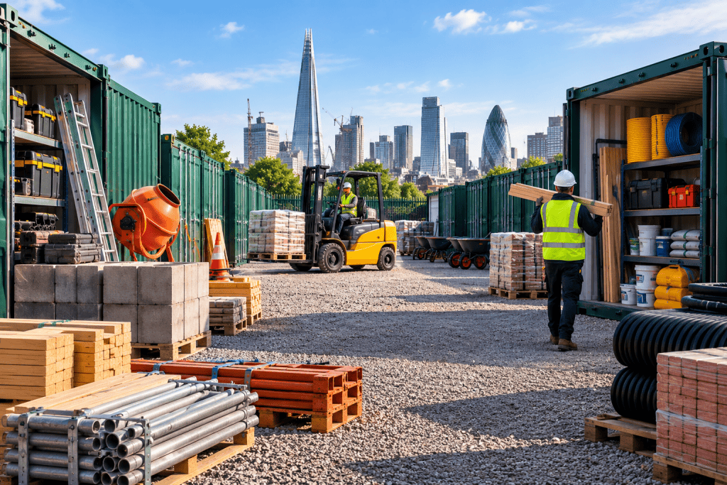 What Can Contractors Store in a Micro Yard?