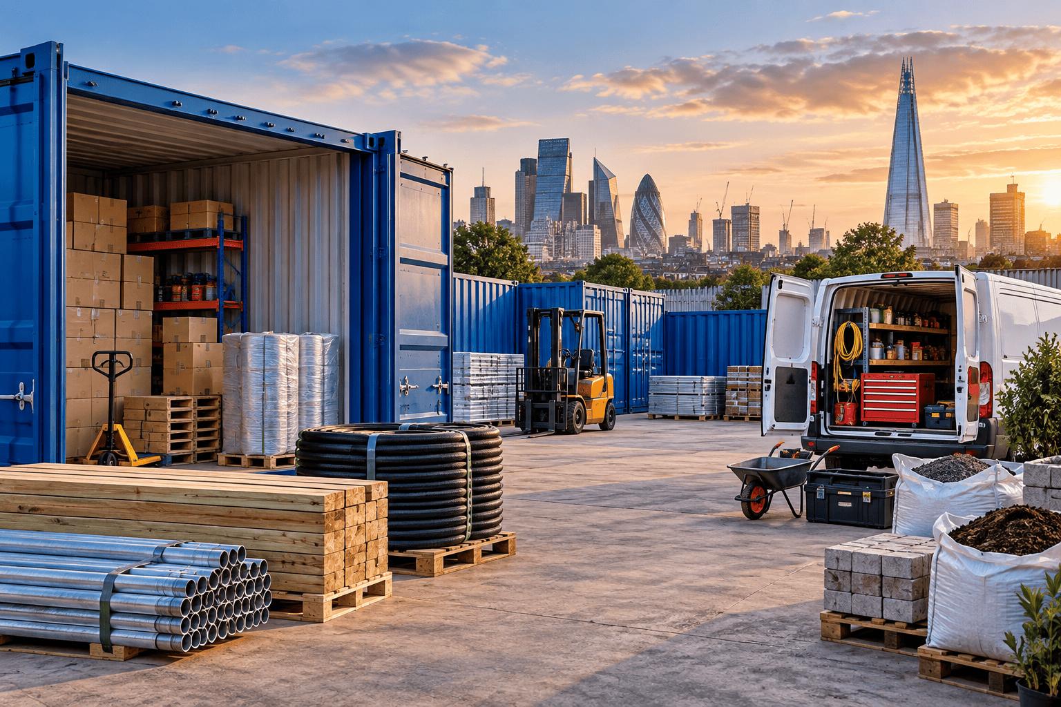 What Can You Store in a Commercial Yard in London? A Guide for Local Businesses