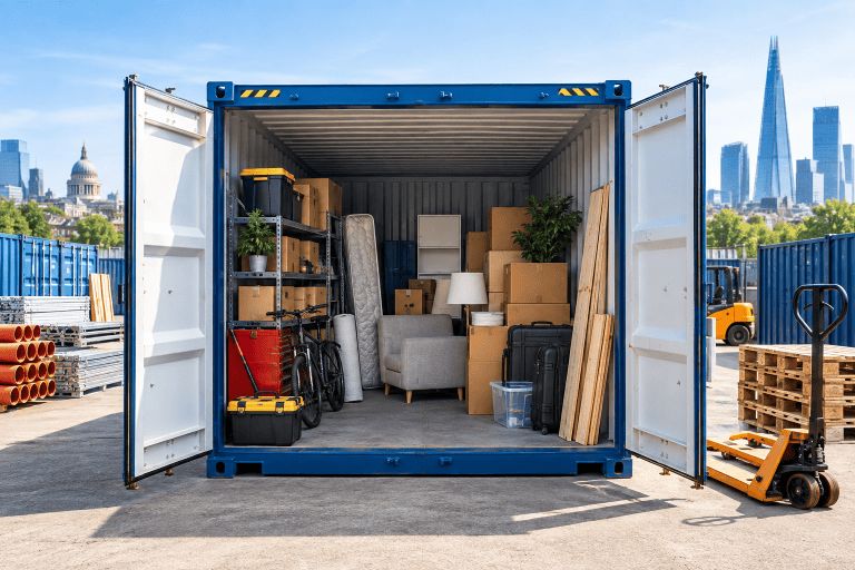 What Can You Store in a Shipping Container Storage Unit in London?