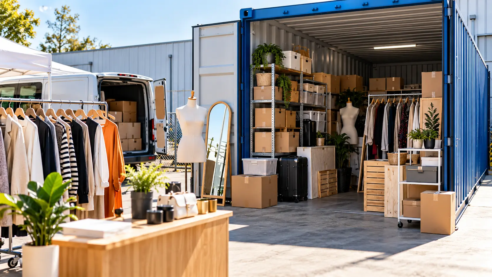 Storage for Pop-Up Shops & Brands