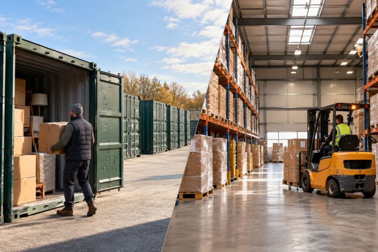 container storage cost vs warehouse rent
